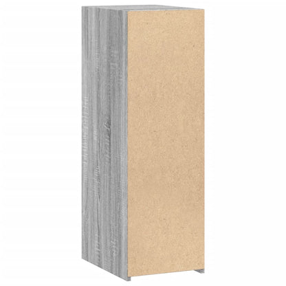 Dressoir 30x41x93 cm bewerkt hout grijs sonoma eikenkleurig
