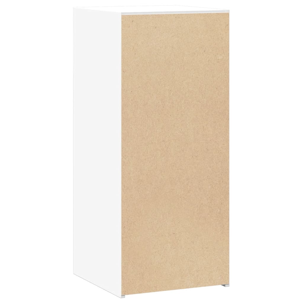 Dressoir 40X41X93 Cm Bewerkt Hout Wit