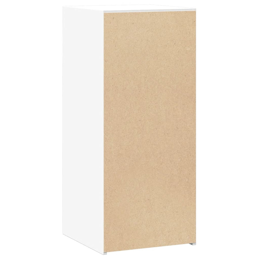 Dressoir 40X41X93 Cm Bewerkt Hout Wit