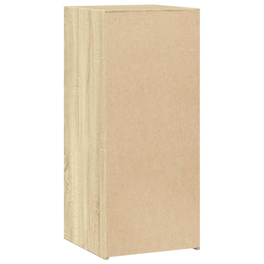 Dressoir 40X41X93 Cm Bewerkt Hout Kleurig Sonoma eiken