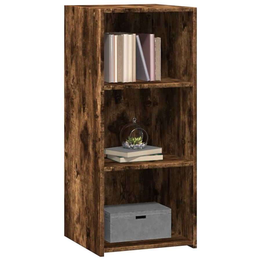 Dressoir 40x41x93 cm bewerkt hout gerookt eikenkleurig