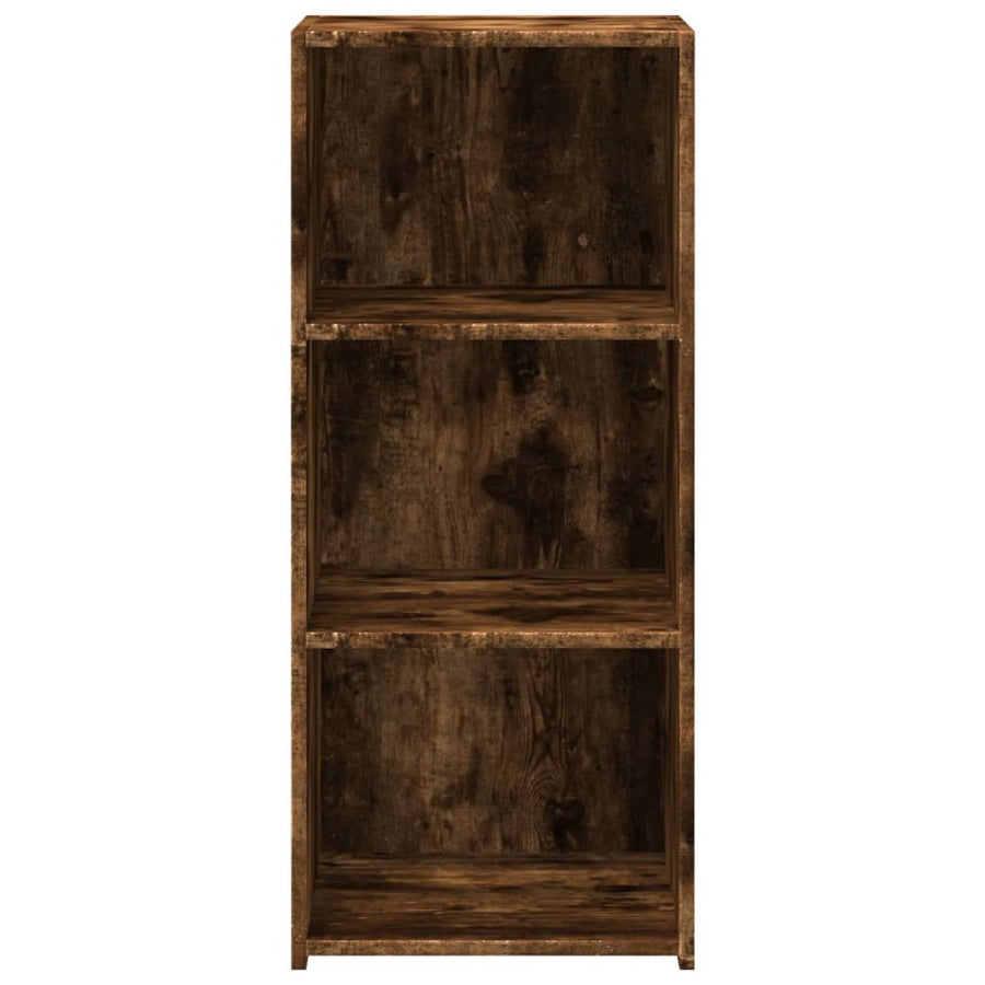 Dressoir 40x41x93 cm bewerkt hout gerookt eikenkleurig