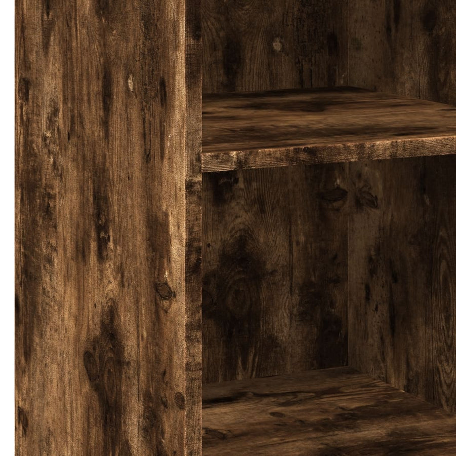 Dressoir 40x41x93 cm bewerkt hout gerookt eikenkleurig