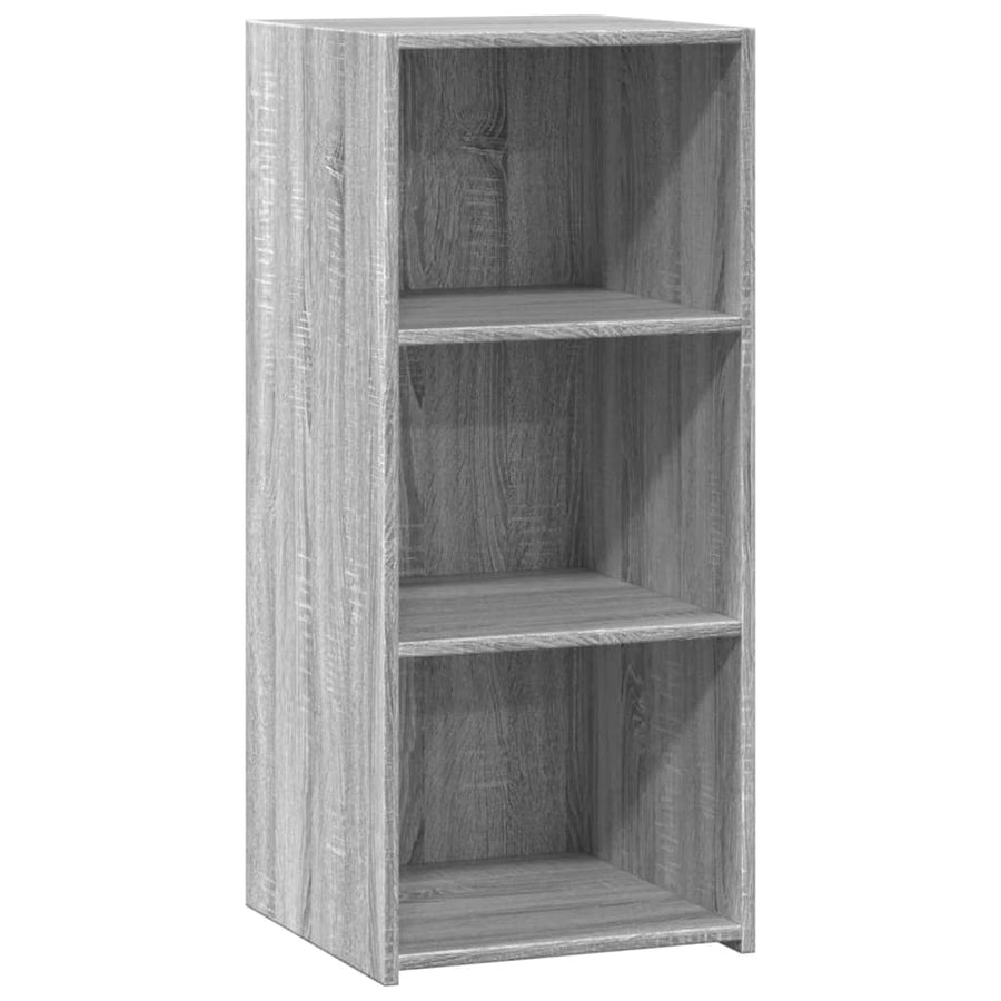 Dressoir 40x41x93 cm bewerkt hout grijs sonoma eikenkleurig