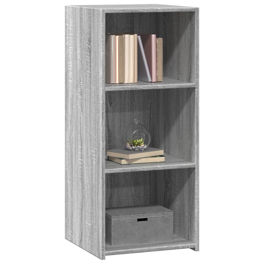 Dressoir 40x41x93 cm bewerkt hout grijs sonoma eikenkleurig