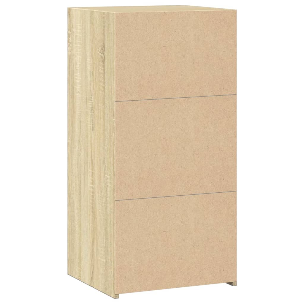 Dressoir 45x41x93 cm bewerkt hout sonoma eikenkleurig