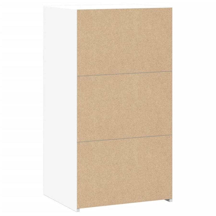 Dressoir 50X41X93 Cm Bewerkt Hout Wit
