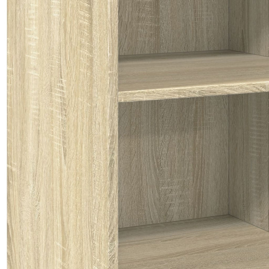 Dressoir 50X41X93 Cm Bewerkt Hout Kleurig Sonoma eiken