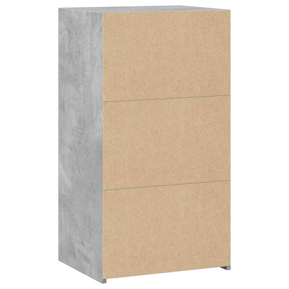 Dressoir 50x41x93 cm bewerkt hout betongrijs