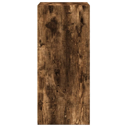 Dressoir 50x41x93 cm bewerkt hout gerookt eikenkleurig
