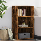 Sideboard 50x41x93 cm treated wood smoked oak color