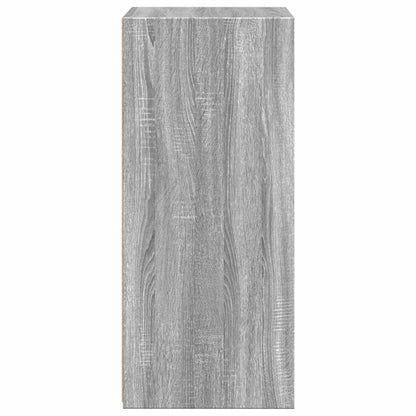 Dressoir 50x41x93 cm bewerkt hout grijs sonoma eikenkleurig