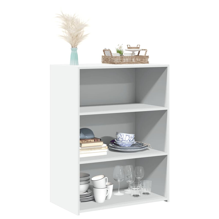 Dressoir 70X41X93 Cm Bewerkt Hout Wit