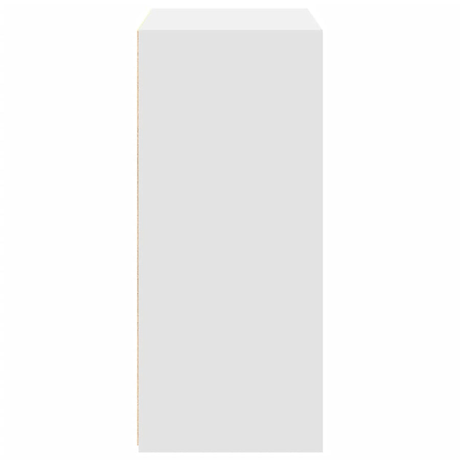 Dressoir 70X41X93 Cm Bewerkt Hout Wit