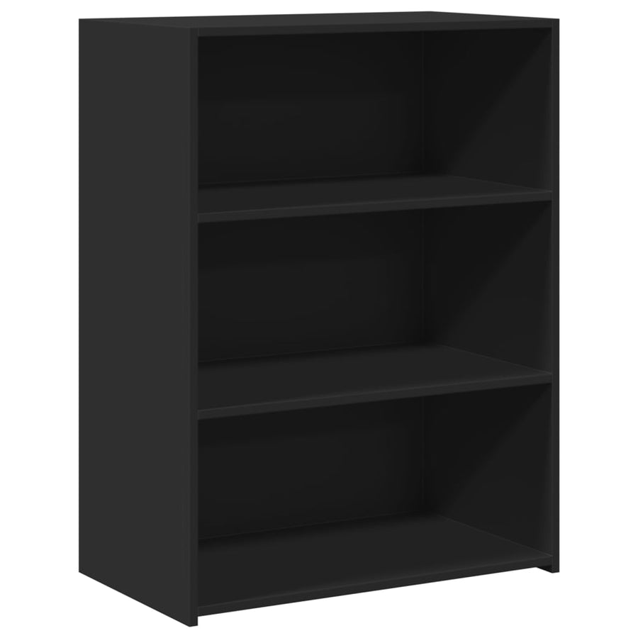 Dressoir 70x41x93 cm bewerkt hout zwart