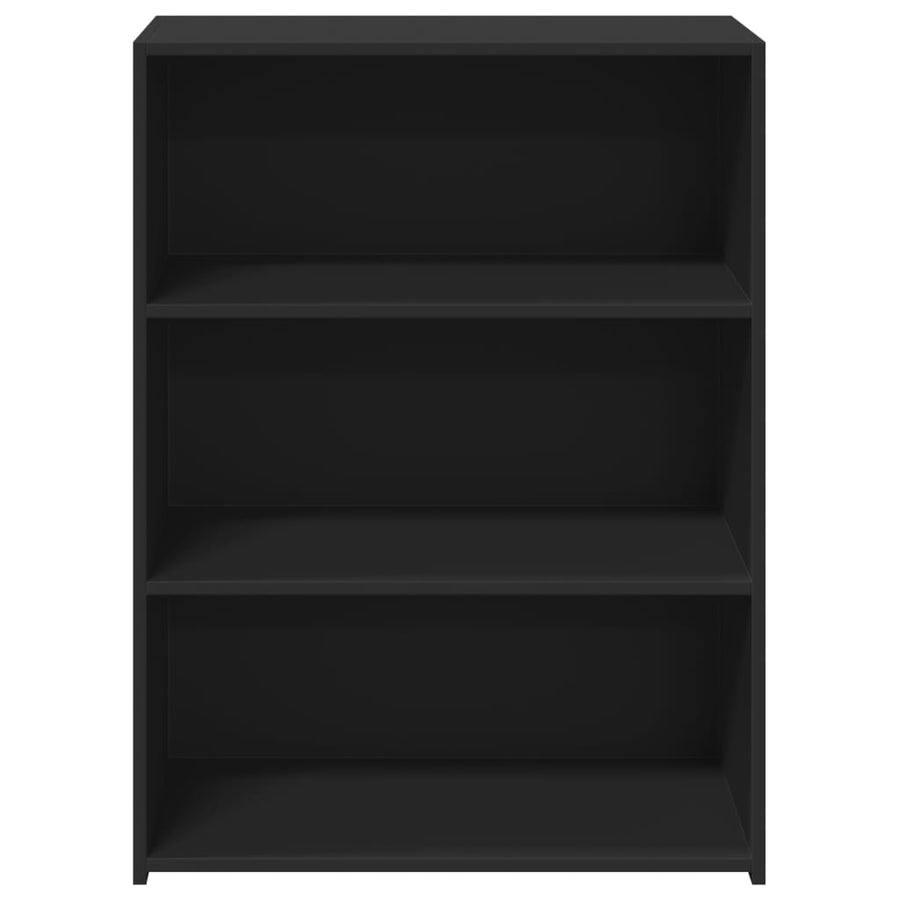 Dressoir 70x41x93 cm bewerkt hout zwart