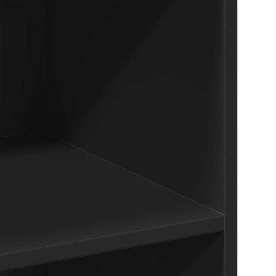 Dressoir 70x41x93 cm bewerkt hout zwart
