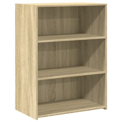 Dressoir 70x41x93 cm bewerkt hout sonoma eikenkleurig