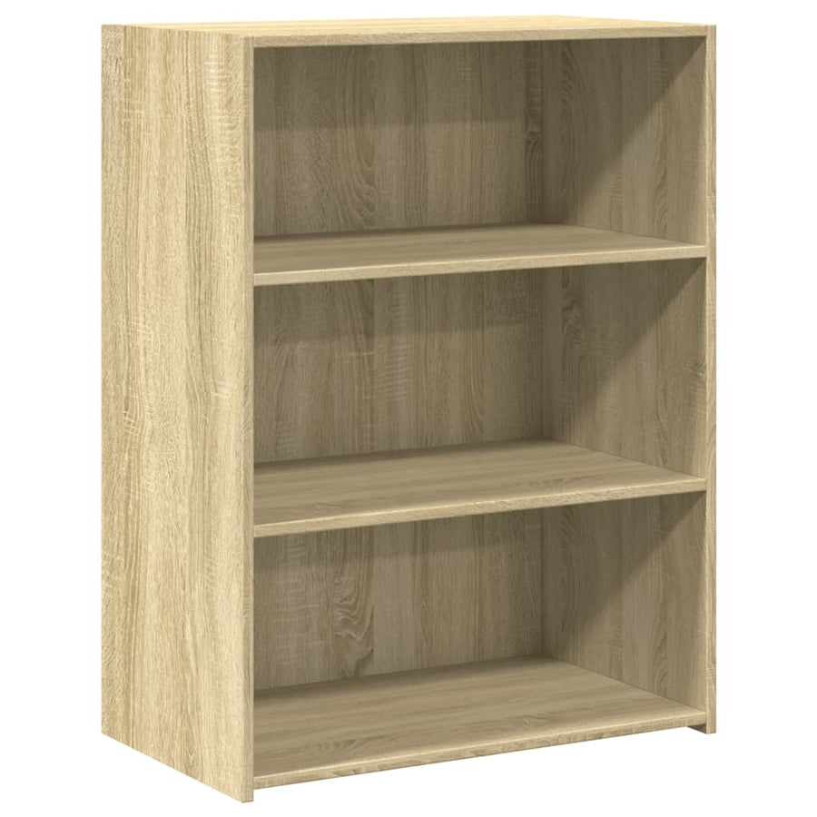 Dressoir 70x41x93 cm bewerkt hout sonoma eikenkleurig