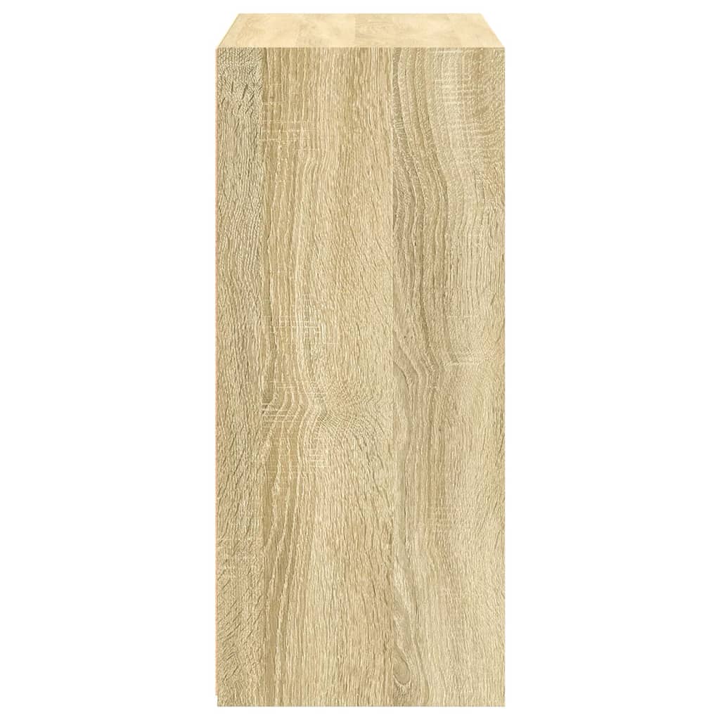 Dressoir 70x41x93 cm bewerkt hout sonoma eikenkleurig