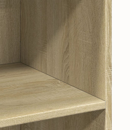 Dressoir 70x41x93 cm bewerkt hout sonoma eikenkleurig