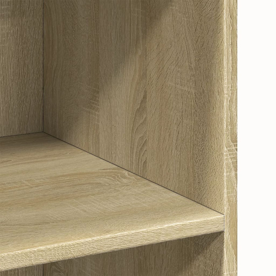 Dressoir 70x41x93 cm bewerkt hout sonoma eikenkleurig