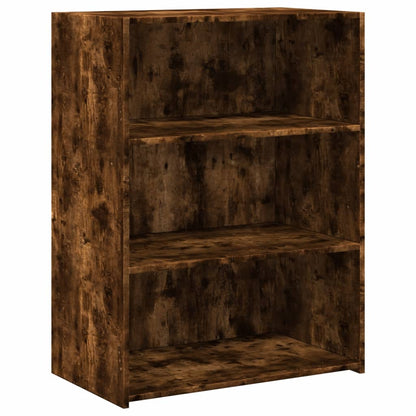 Dressoir 70x41x93 cm bewerkt hout gerookt eikenkleurig