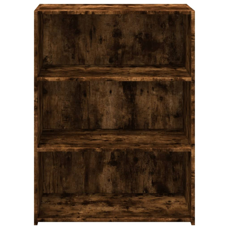 Dressoir 70x41x93 cm bewerkt hout gerookt eikenkleurig