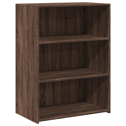Dressoir 70x41x93 cm bewerkt hout bruin eikenkleur