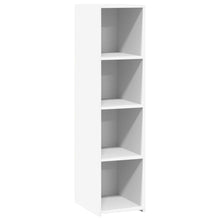 Hoge kast 30x41x124 cm bewerkt hout wit