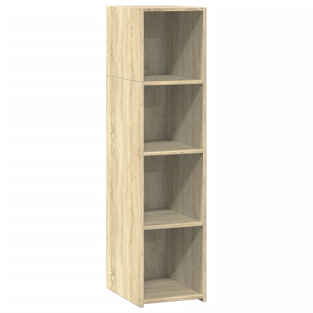 Hoge Kast 30X41X124 Cm Bewerkt Hout Kleurig Sonoma eiken