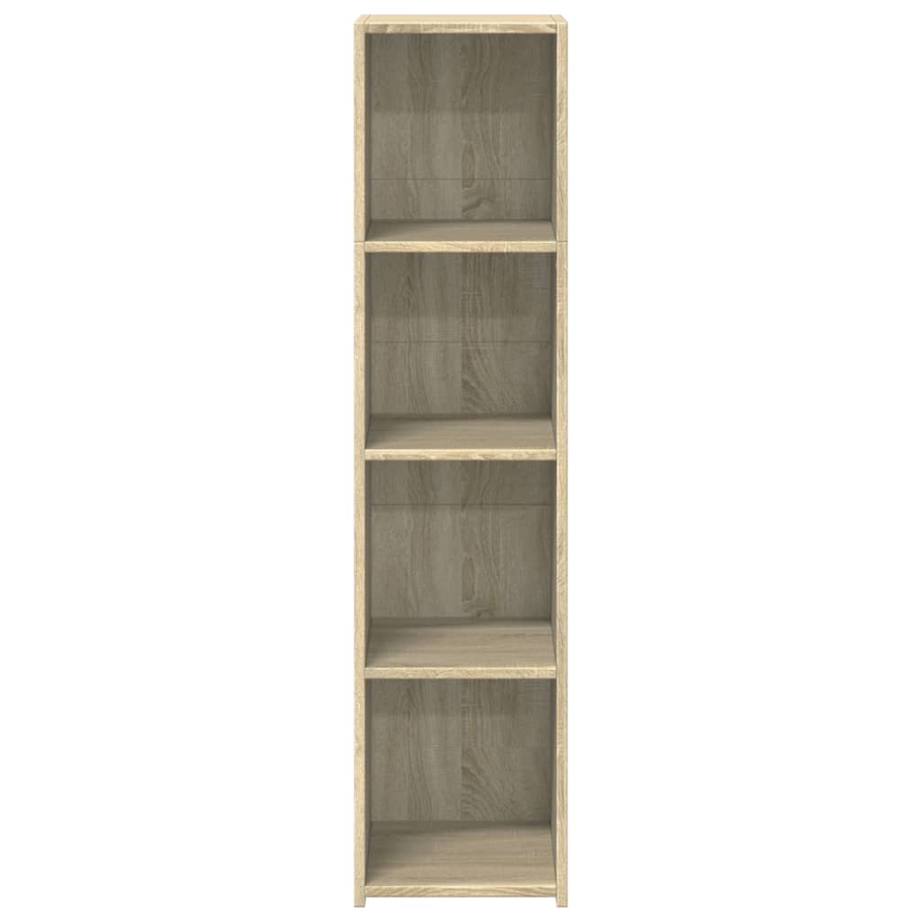 Hoge Kast 30X41X124 Cm Bewerkt Hout Kleurig Sonoma eiken
