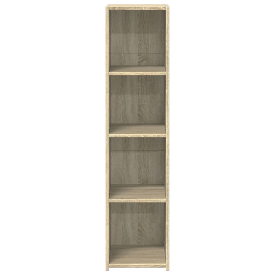 Hoge Kast 30X41X124 Cm Bewerkt Hout Kleurig Sonoma eiken