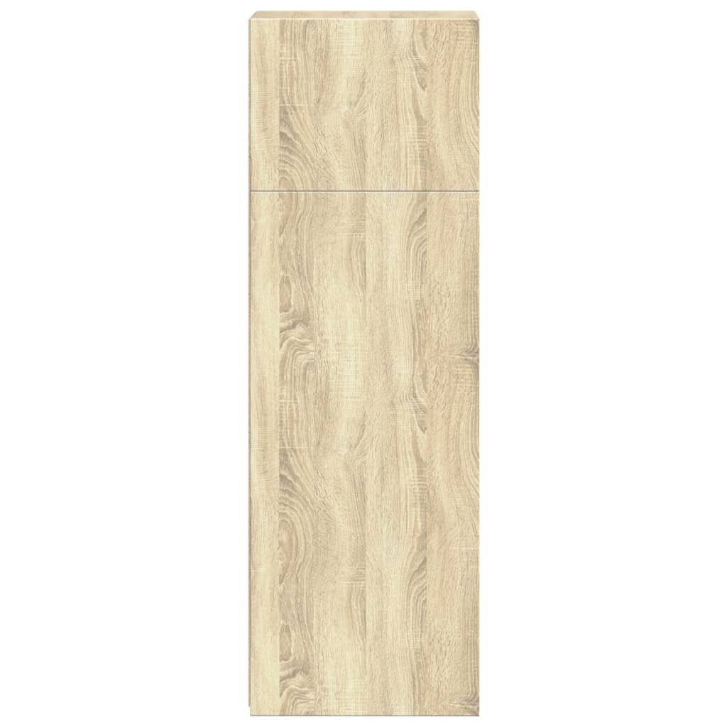 Hoge Kast 30X41X124 Cm Bewerkt Hout Kleurig Sonoma eiken