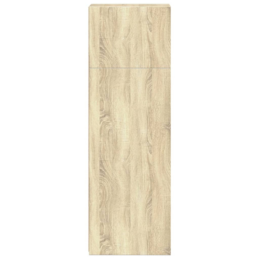 Hoge Kast 30X41X124 Cm Bewerkt Hout Kleurig Sonoma eiken