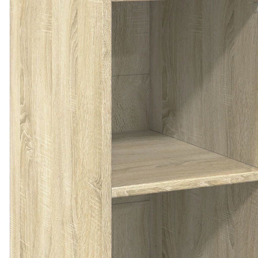 Hoge Kast 30X41X124 Cm Bewerkt Hout Kleurig Sonoma eiken