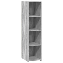 Hoge kast 30x41x124 cm bewerkt hout grijs sonoma eikenkleurig