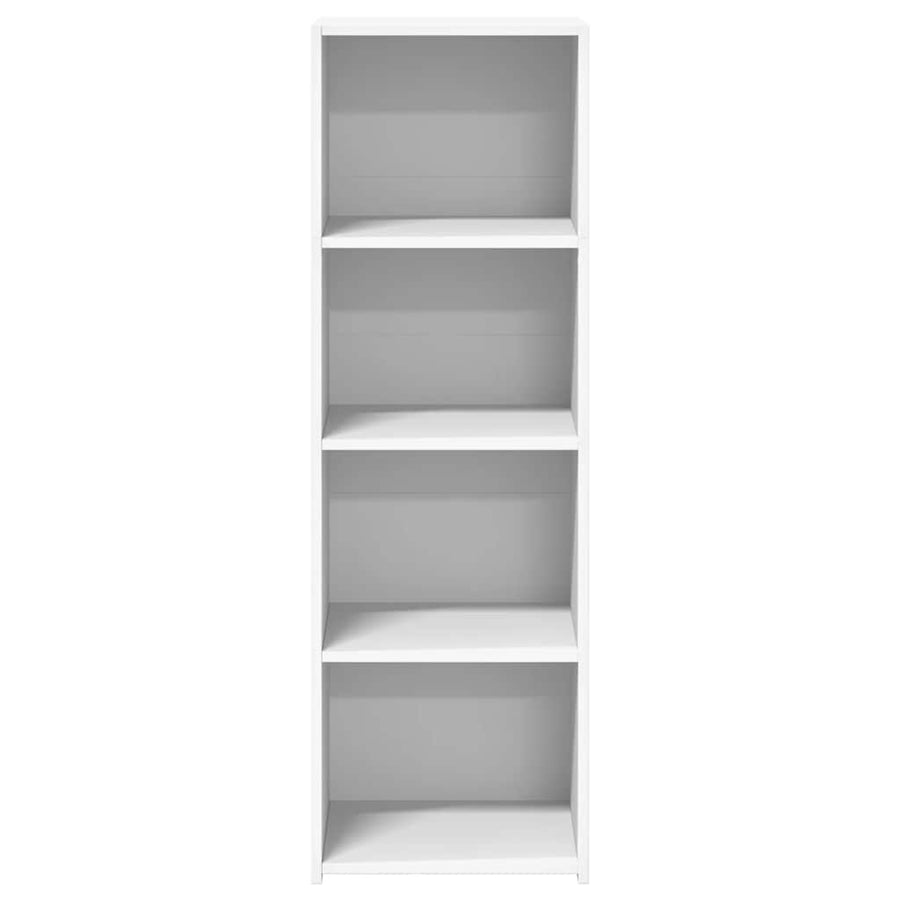Hoge Kast 40X41X124 Cm Bewerkt Hout Wit