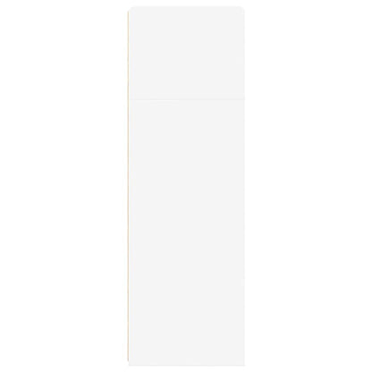 Hoge Kast 40X41X124 Cm Bewerkt Hout Wit