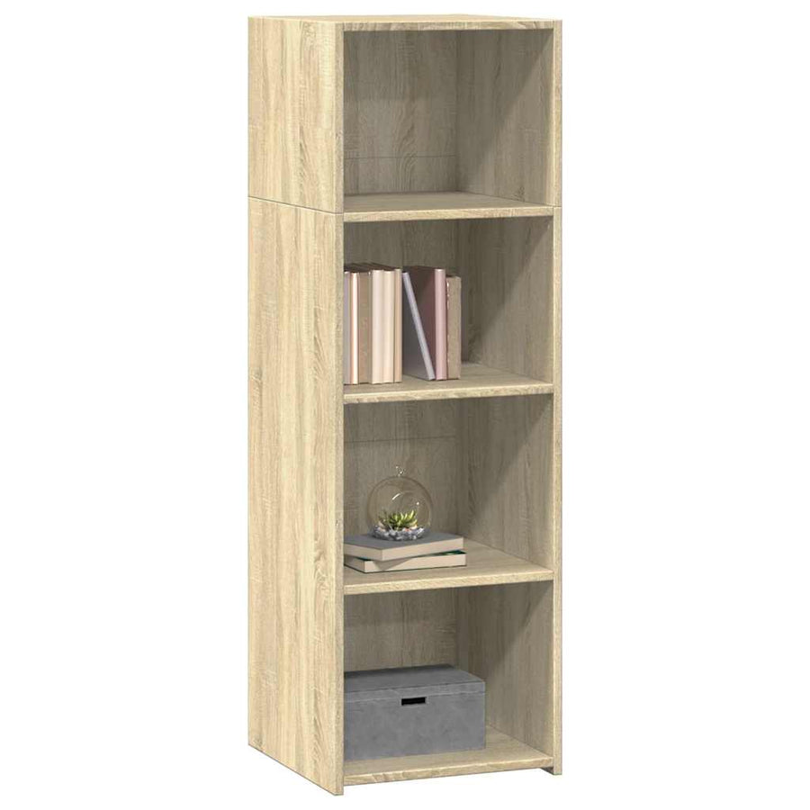 Hoge kast 40x41x124 cm bewerkt hout sonoma eikenkleurig
