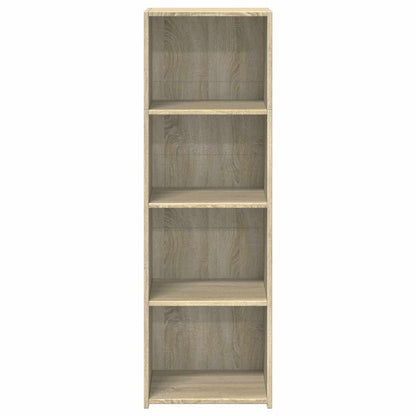 Hoge kast 40x41x124 cm bewerkt hout sonoma eikenkleurig