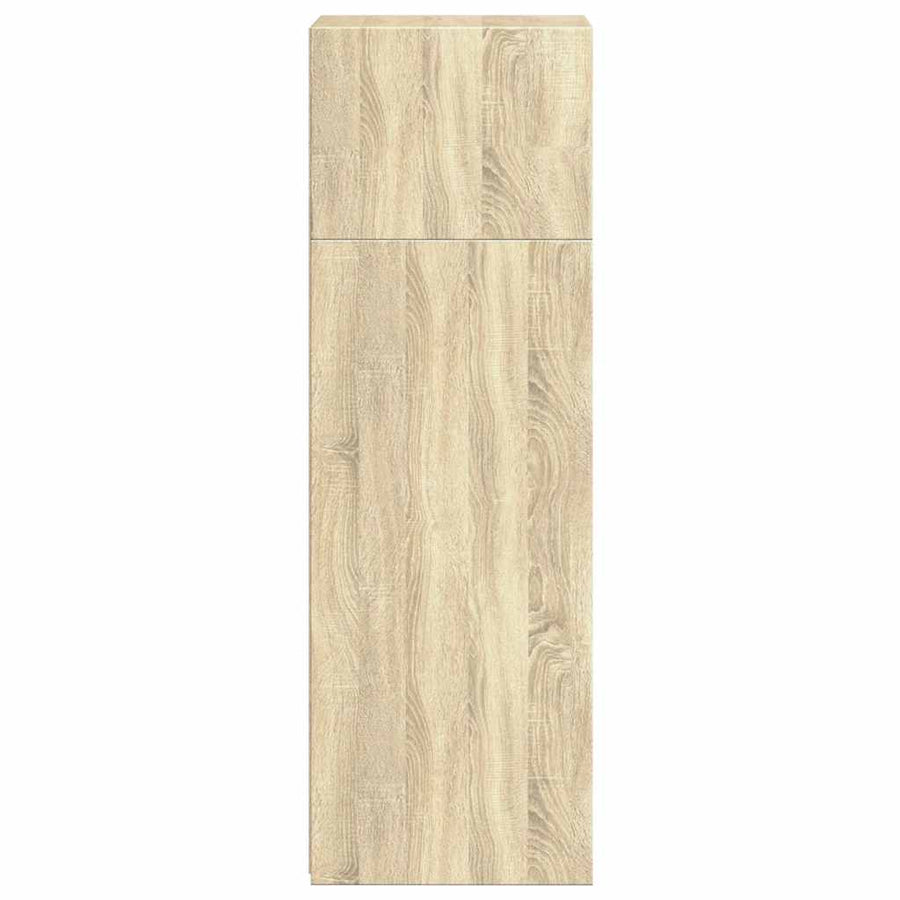 Hoge kast 40x41x124 cm bewerkt hout sonoma eikenkleurig
