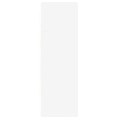 Hoge kast 45x41x124 cm bewerkt hout wit