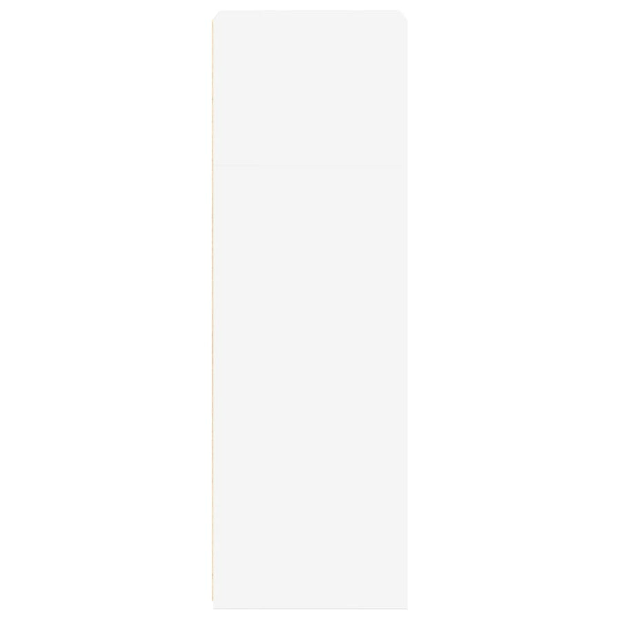 Hoge kast 45x41x124 cm bewerkt hout wit