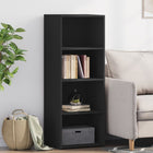 Tall cabinet 45x41x124 cm carved wood black