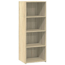 Hoge kast 45x41x124 cm bewerkt hout sonoma eikenkleurig