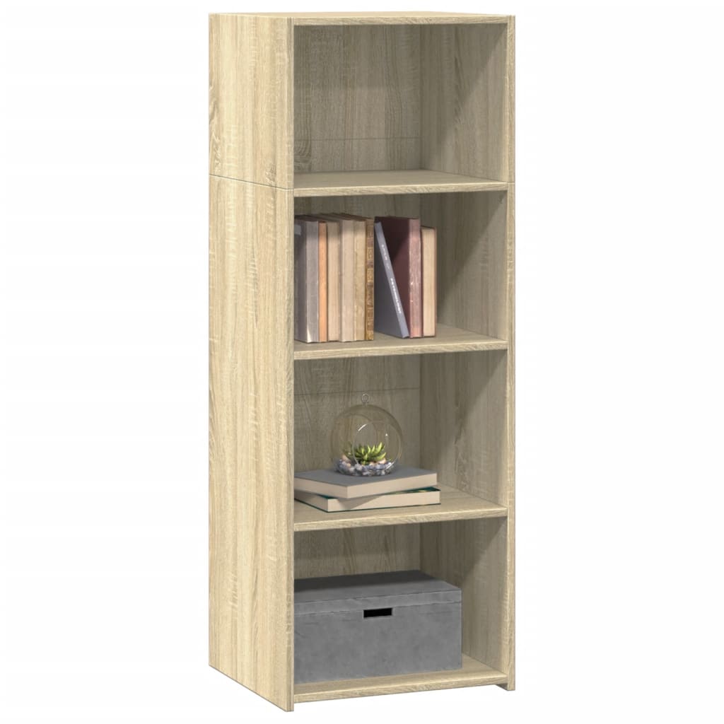 Hoge kast 45x41x124 cm bewerkt hout sonoma eikenkleurig