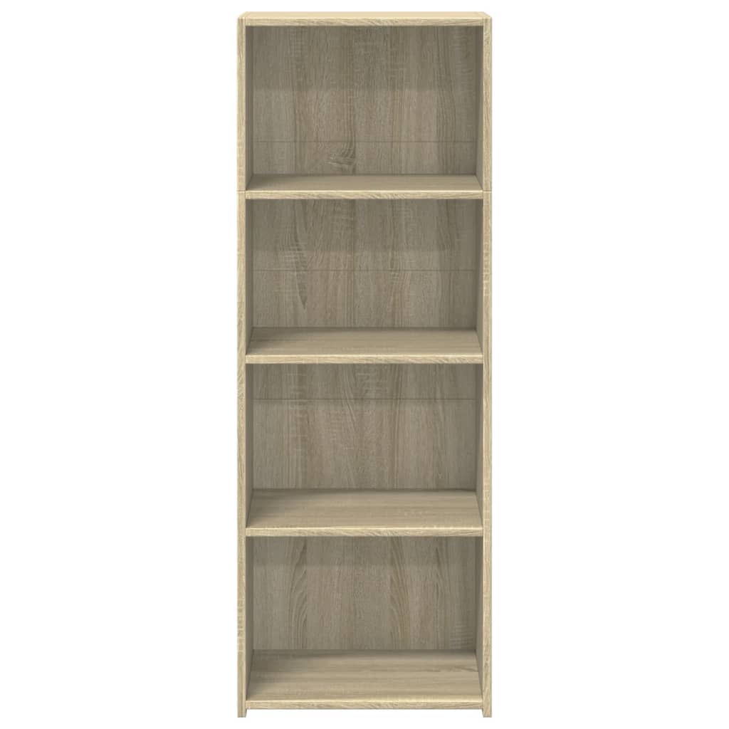 Hoge kast 45x41x124 cm bewerkt hout sonoma eikenkleurig