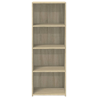 Hoge kast 45x41x124 cm bewerkt hout sonoma eikenkleurig