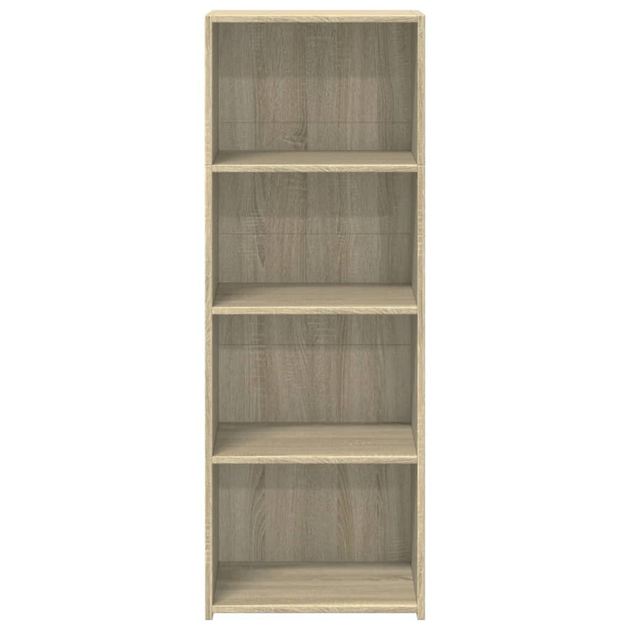 Hoge kast 45x41x124 cm bewerkt hout sonoma eikenkleurig